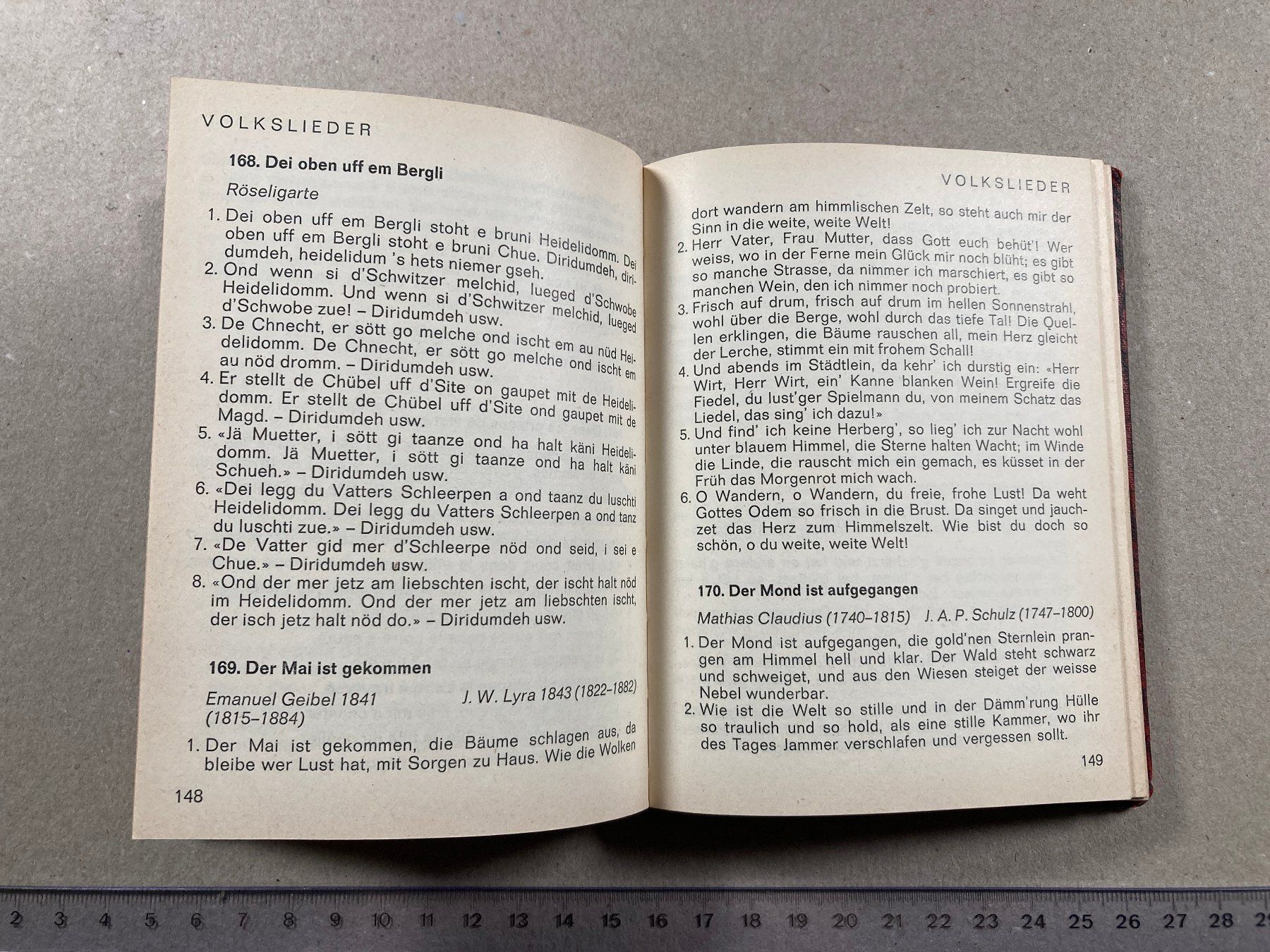 Libri: Poly Liederbuch, ETH, Lieder, Studenten, Musik, Volkslieder – Usato da Lenzburg venduto da fh1 6