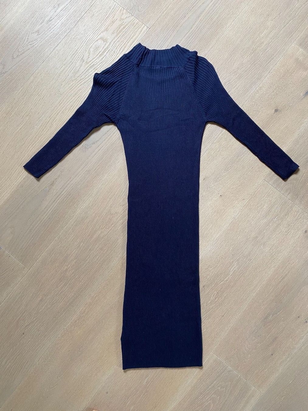 Vestiti: Blaues Strickkleid Marke Chicorée Gr S – Usato da Winkel venduto da Flyhy2020 3