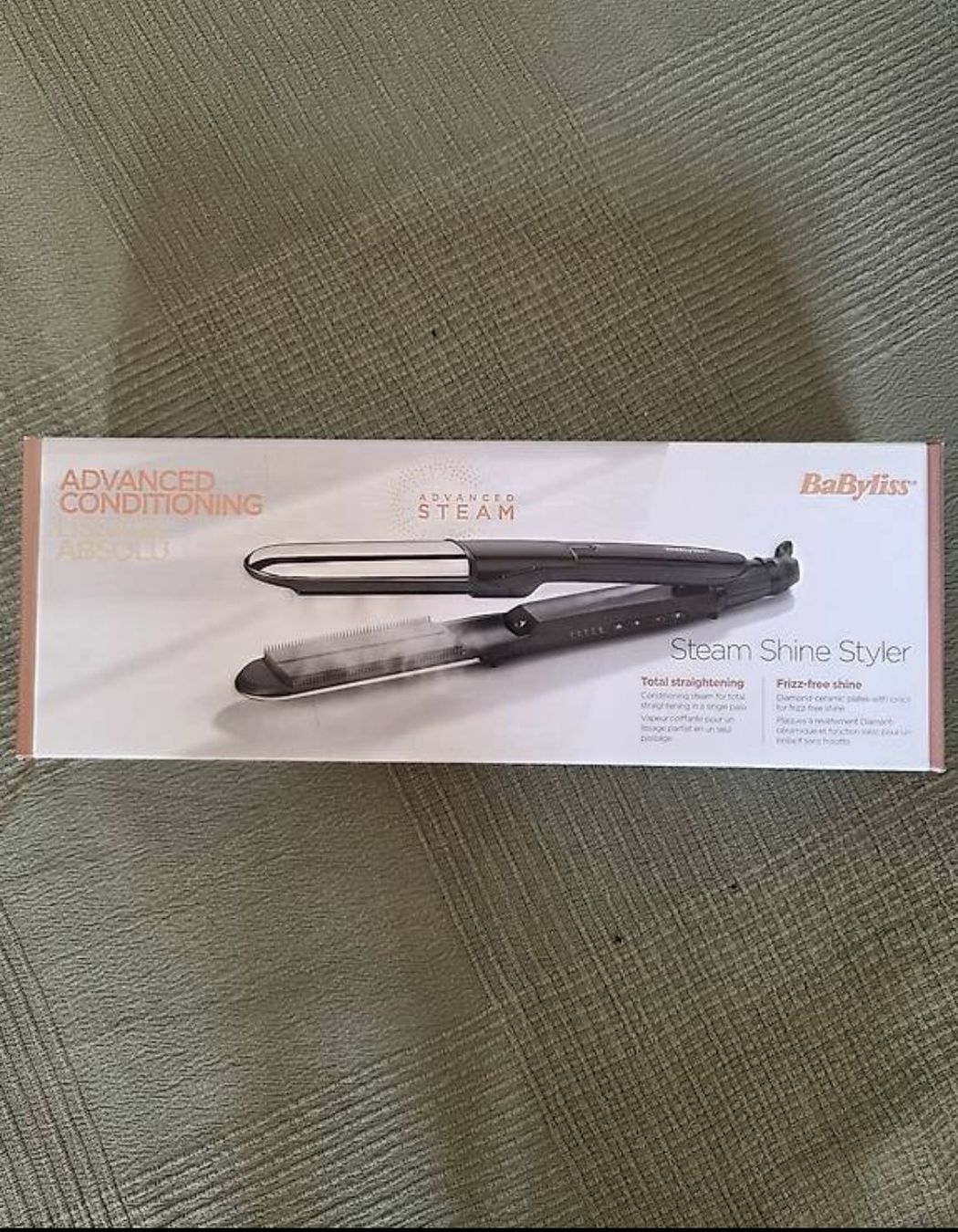 BaByliss Piastre & Arricciacapelli: Babyliss Steam Shine Styler – Nuovo (secondo la descrizione) da Lurtigen venduto da nadinekaempf