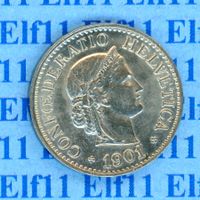 CHF___0.10 1901 stgl * nigelnagelneu! 10 Rappen