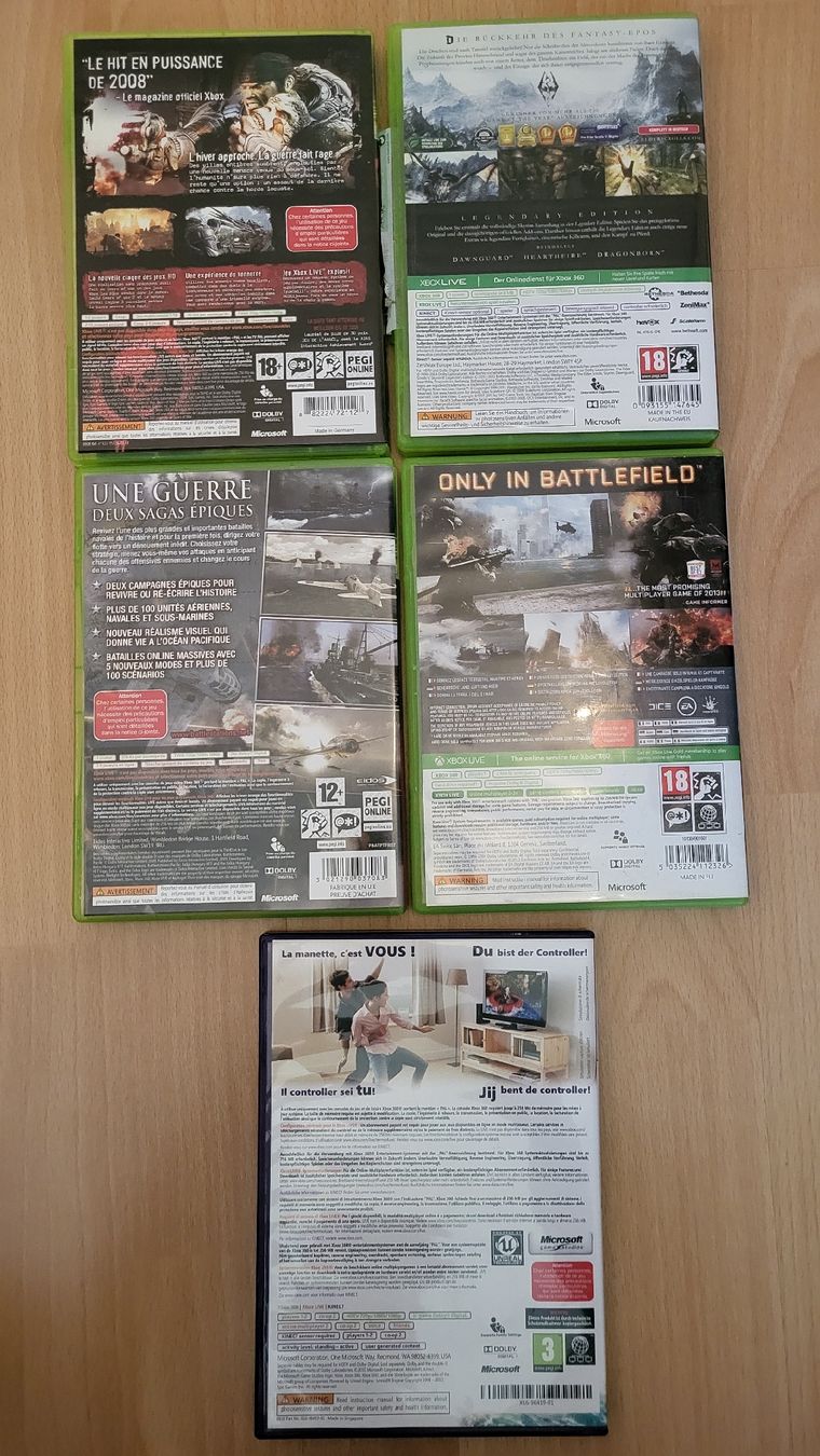 Giochi: X box 360 Spiele Sammlung 5x Kompl. – Usato da Biel/Bienne venduto da Retrohr 4