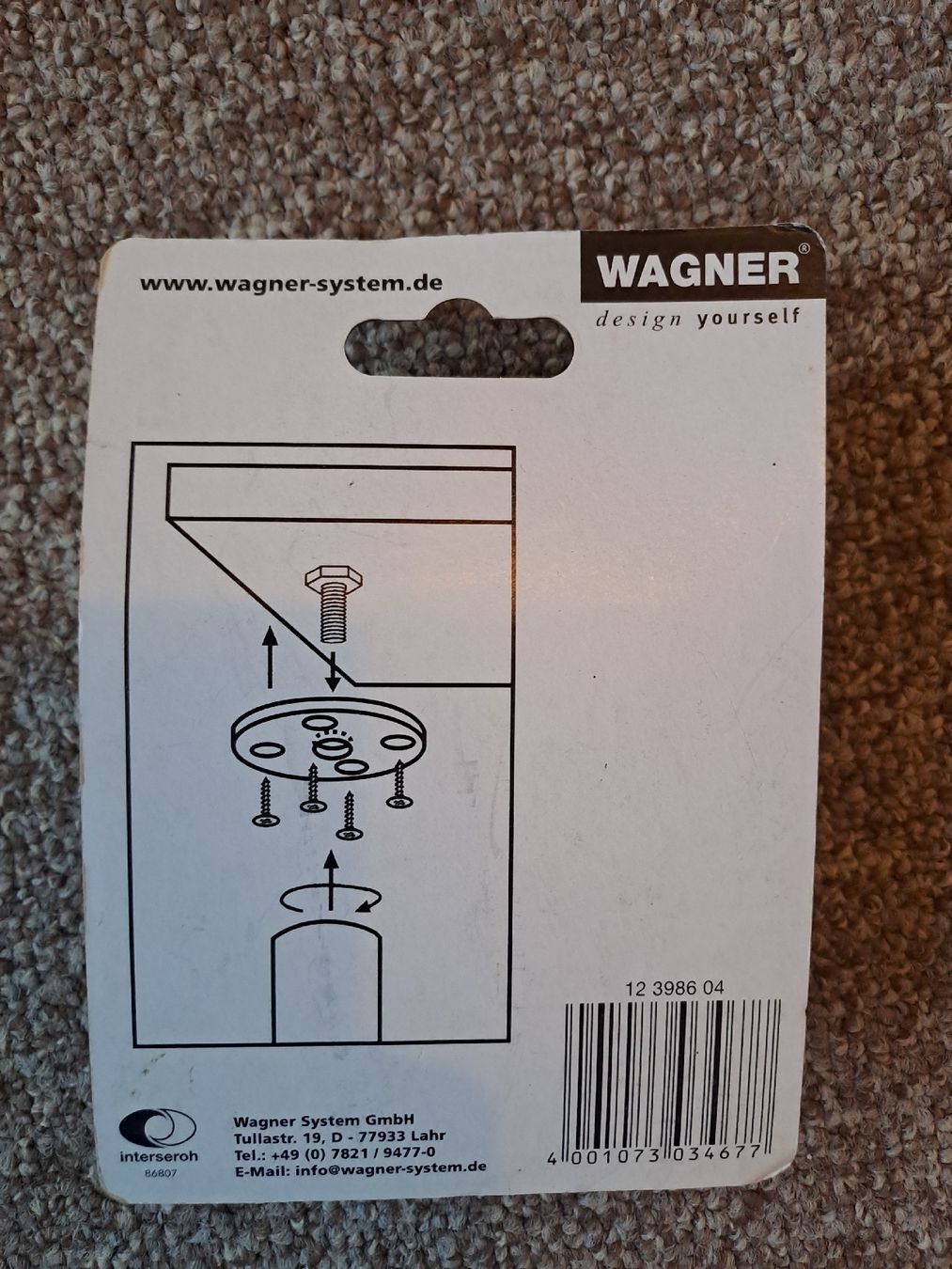 Wagner Autre mobilier: Möbelfuss mit Anschraubplatten – Neuf avec emballage d'origine à Appenzell Meistersrüte par LuPe96 1