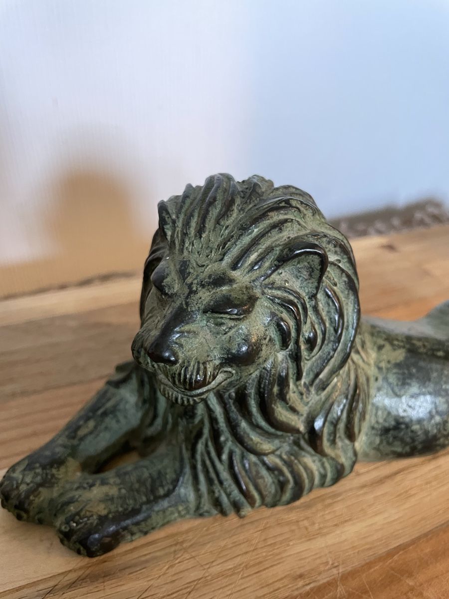Sculptures & Statues: Antiker Bronze Löwe – D'occasion à Münchwilen TG par mirwaibel 1
