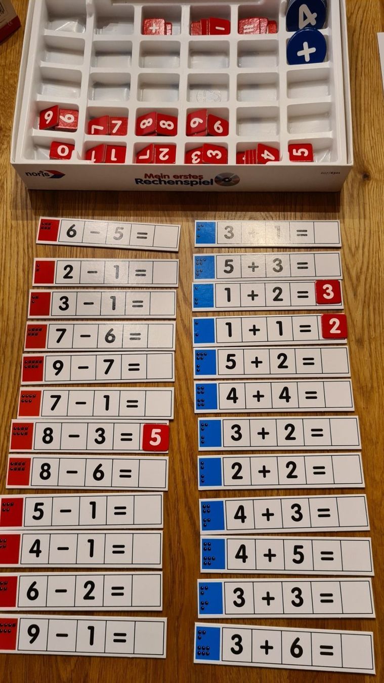 Giochi: Lernspiel "Mein erstes Rechenspiel" – Usato da Winkel venduto da Heuresis 1