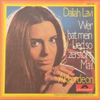 Vinyl-Single Daliah Lavi - wer hat mein Lied so zerstört, Ma