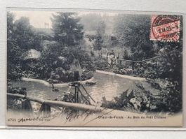 LA CHAUX-DE-FONDS   -  Bois du Petit Château  - 1905