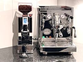 Espressomaschine ECM Technika Rota mit Eureka Mignon Mühle