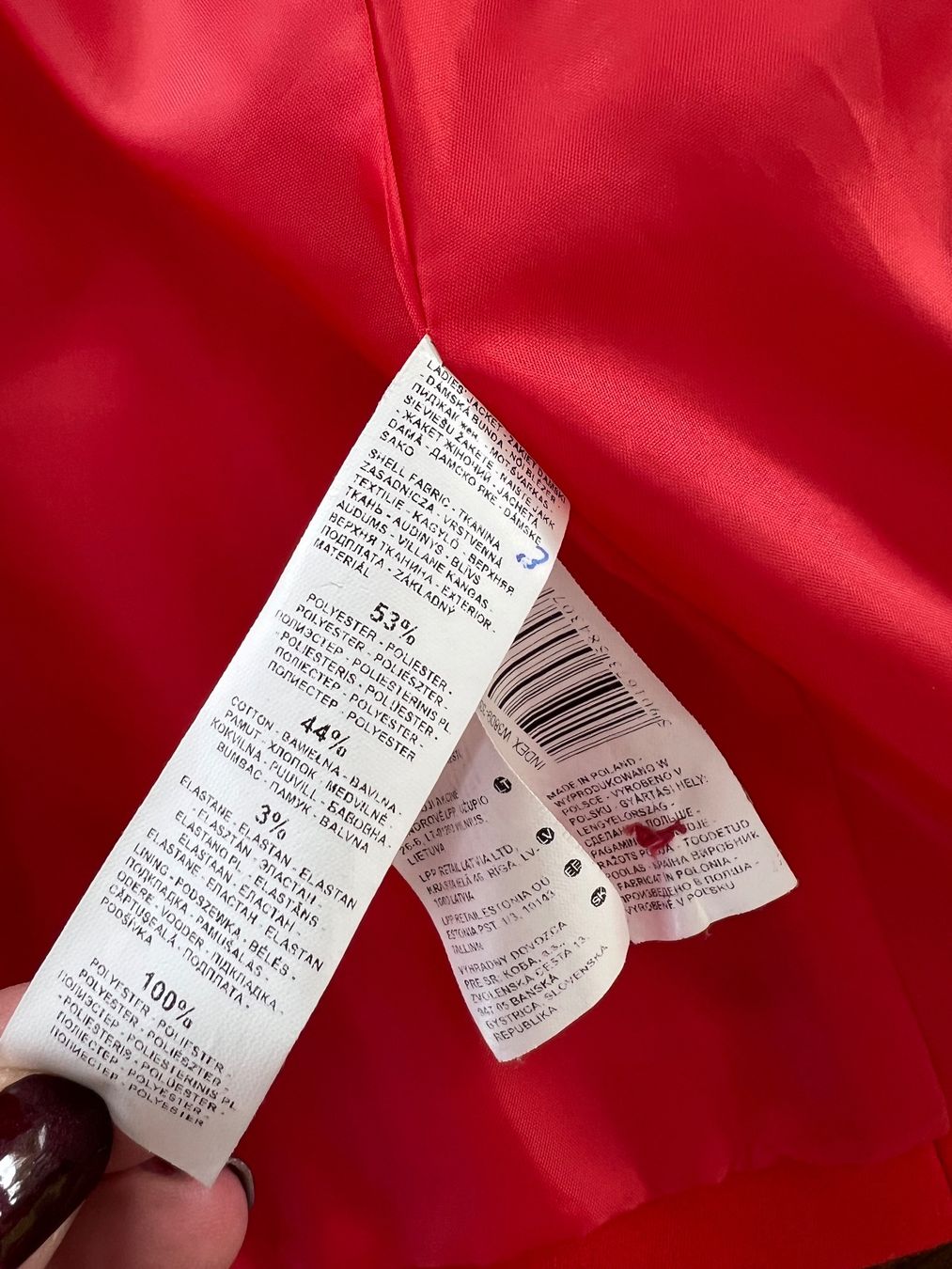 Giacche: Roter Blazer Gr. 36/38 Mohito – Usato da Ebmatingen venduto da Mistelu 5