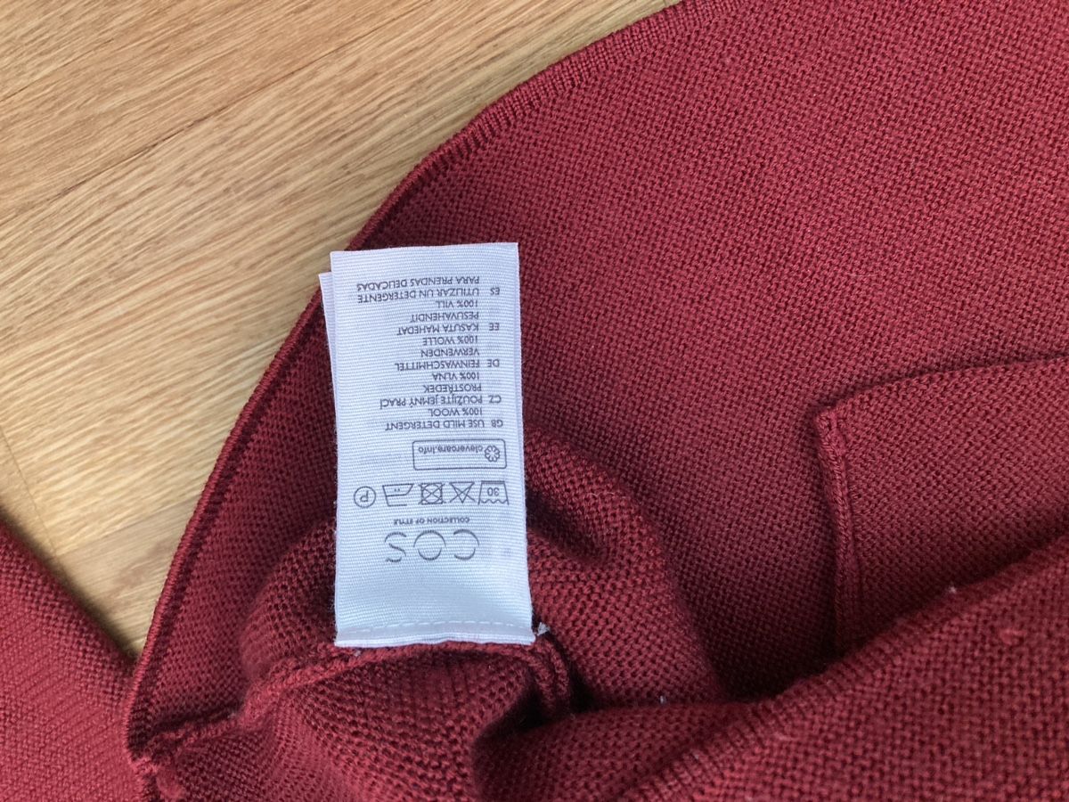 Cos Maglioni & Felpe: COS Roter Pullover Wolle 100% – Usato da Basel venduto da edy_78pd 3