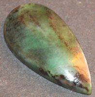 Cabochon L-4010 – Smaragd 32x16mm