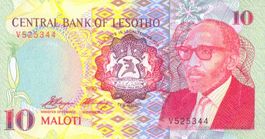Lesotho 10 Maloti 1990 P-11a UNC