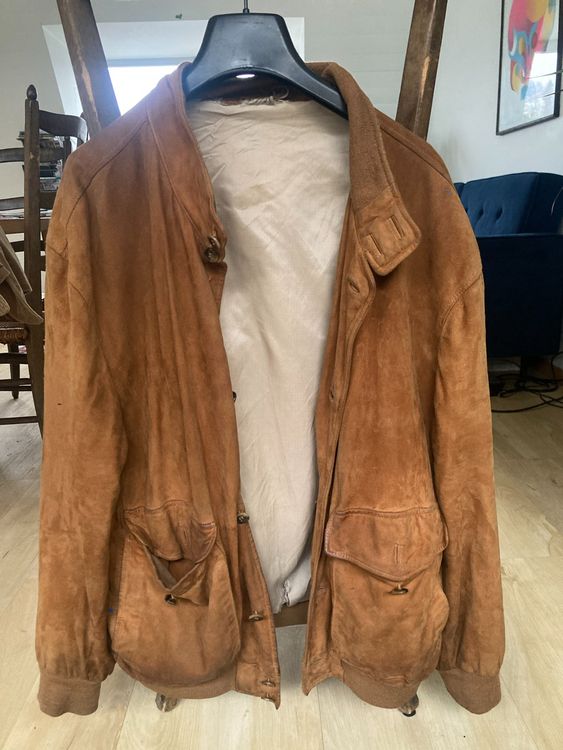 Fabelhafte Wildlederjacke Herren Vintage Bild