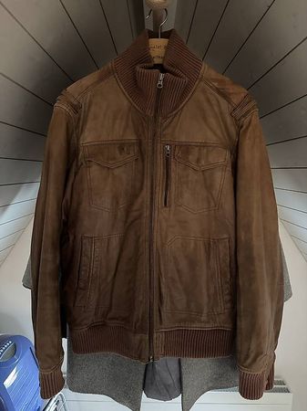 Lederjacke braun / grösse L