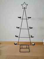 Metall Weihnachtsbaum für Teelichter,  Schwarz