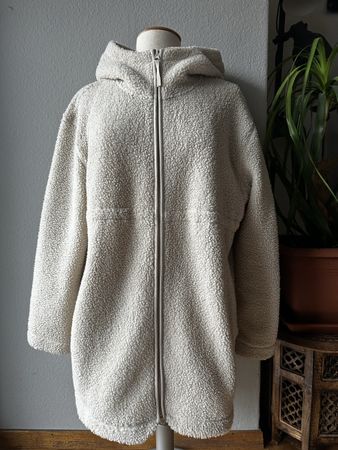 H&M Mama Teddy Umstands Jacke mit Kapuze, Gr. S