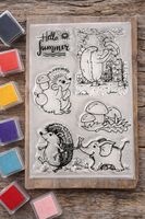 Neues Set Motivstempel  Tierli  11x16 cm NEU
