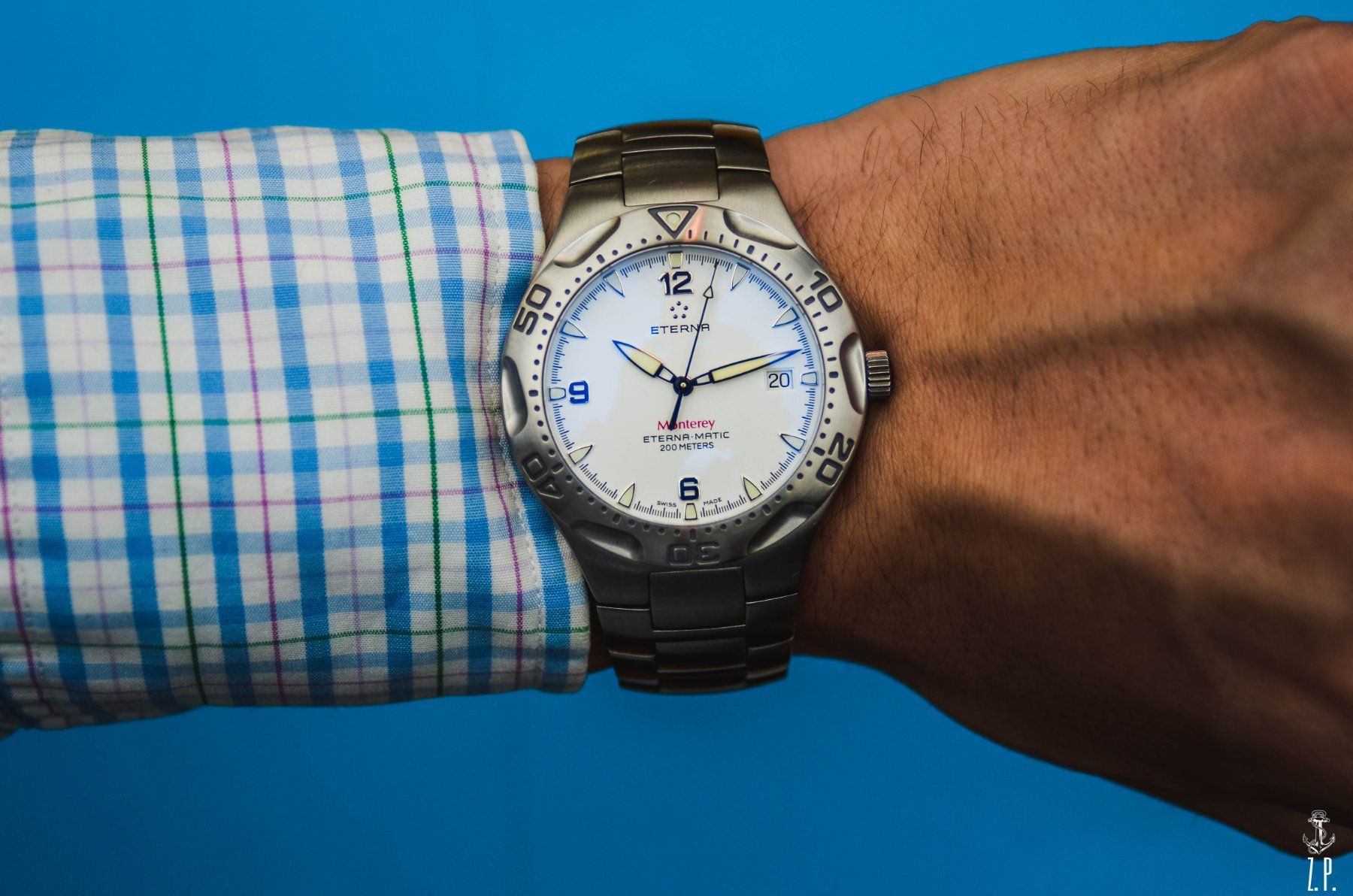 Eterna Orologi: Eterna Monterey Automatic White Dial Selten Model - 200m – Usato da Boswil venduto da ZPwatches 7