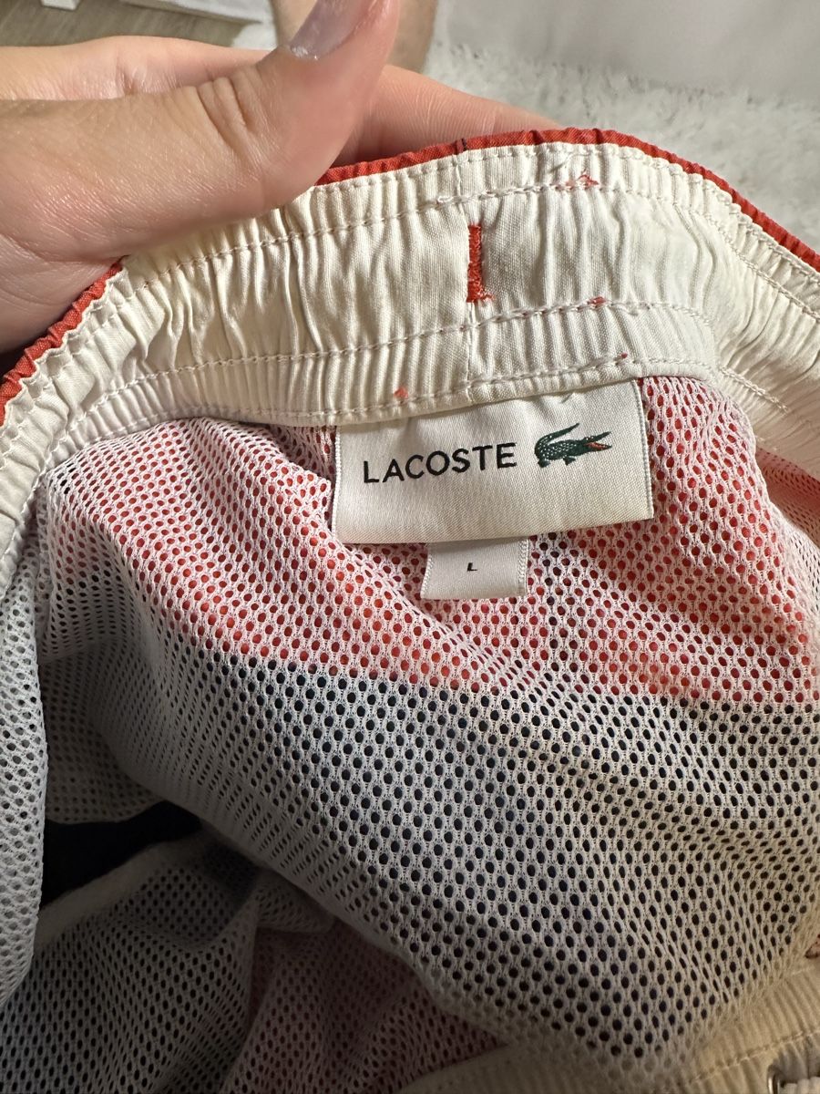 Lacoste Costumi da bagno: Short de bain Lacoste Bleu marine et Rouge - Taille L – Nuovo (secondo la descrizione) da Hauterive NE venduto da Leo_o 5