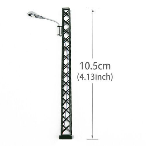 Modelleisenbahnen: Gittermast mit LED-Peitschenlaterne H0 – Neu (gemäss Beschreibung) aus Luzern von Salefactory 2