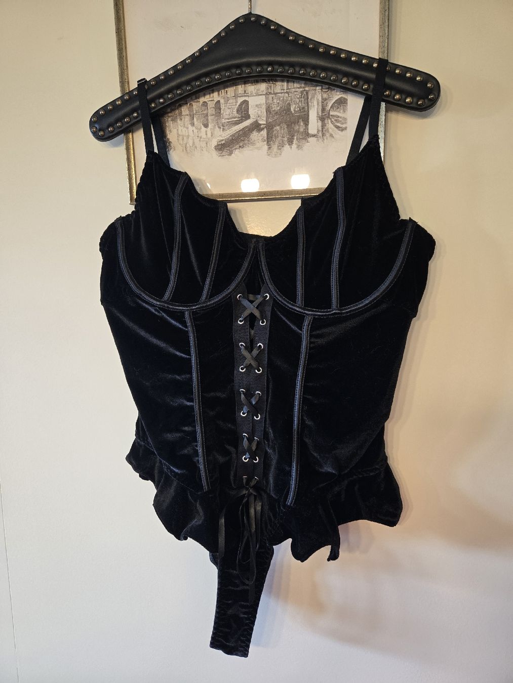Sonstige Unterwäsche: Samtbody im Gothic-Style, Grösse 44 – Neu (gemäss Beschreibung) aus Dübendorf von Timulka