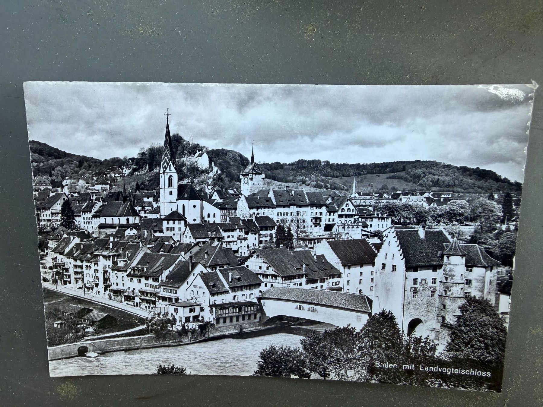 Cartoline postali: BADEN -  mit Landvogteischloss - Ansichtskarte – Usato da Tegerfelden venduto da siebenmacky