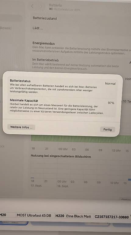 Apple Notebook: MACBOOK PRO M3 Max 16", 36GB, 97% Batterie – Usato da Binz venduto da bastekk 2