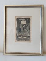 Bruno Héroux  Exlibris  W. Mendelssohn  Original Radierung