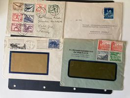 4 Briefe Deutsches Reich