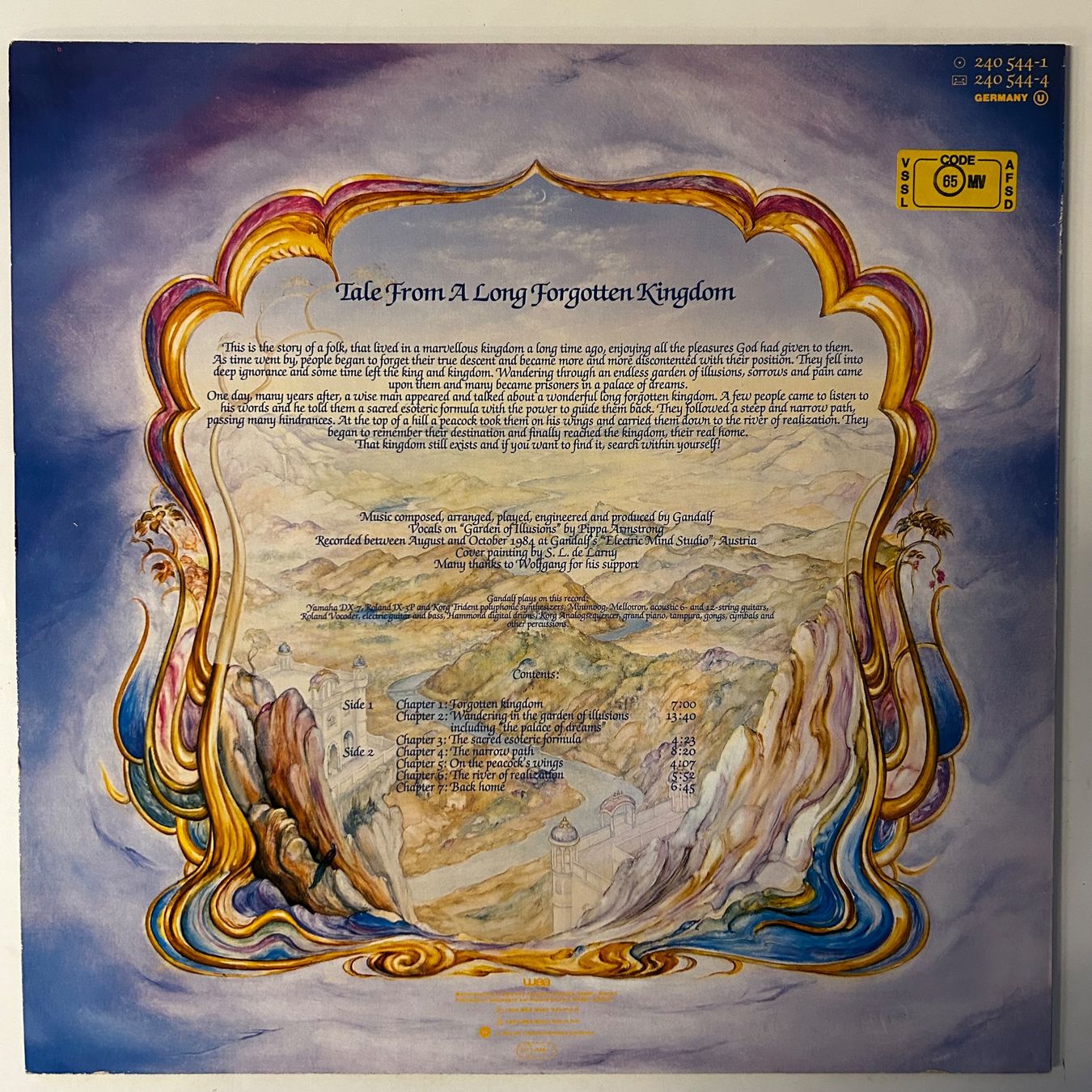 Dischi in vinile: Gandalf - "Tale From A Long Forgotten Kingdom" – Usato da Aesch BL venduto da BernisFlomi 1