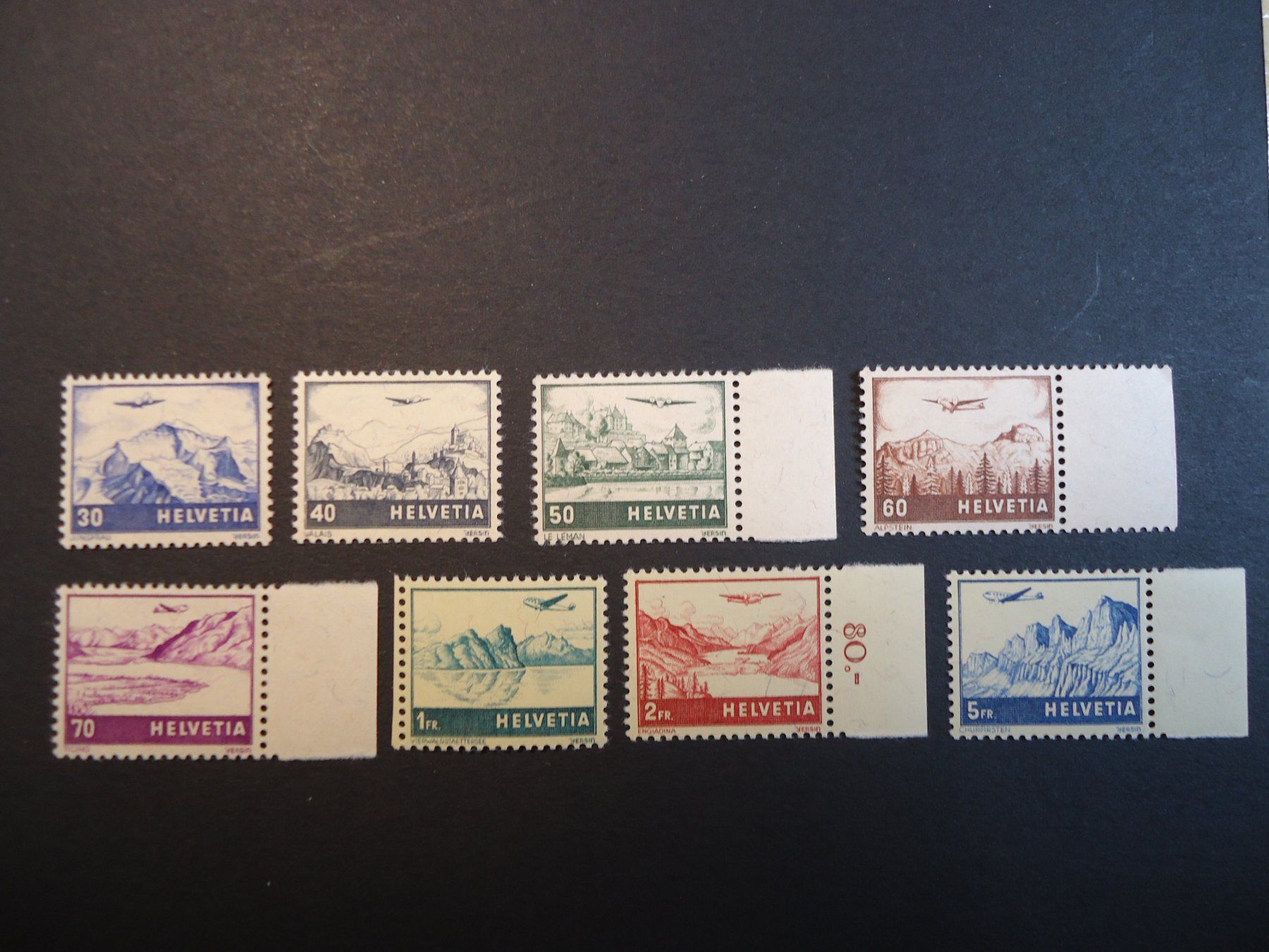 Alle Briefmarken: Flugpost F27 - F34 ** – Neu (gemäss Beschreibung) aus Belp von Hefabe