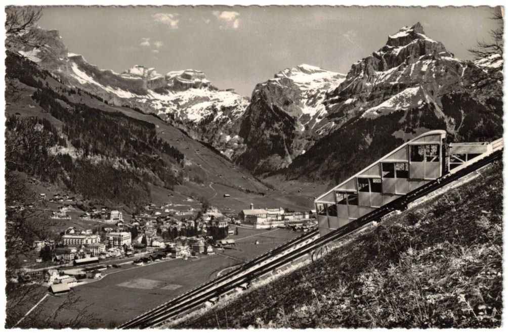 Ansichtskarten: Engelberg - Standseilbahn Engelberg--Gerschnialp – Gebraucht aus Binningen von Mountainrider