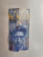 100 CHF Banknote Schweiz 8. Serie Alberto Giacometti 