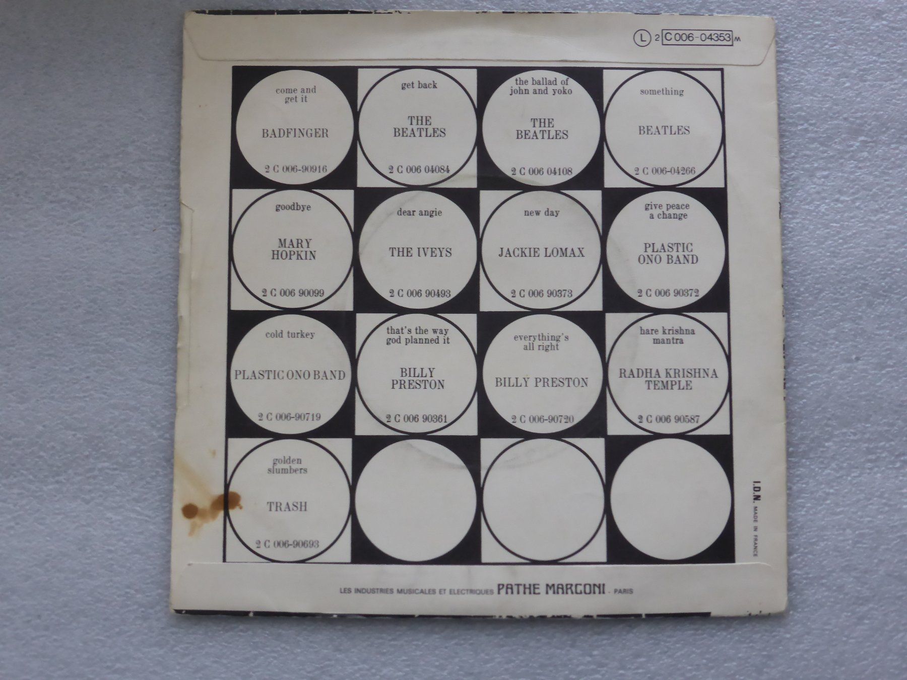 Schallplatten: Vinyl Single   THE BEATLES – Gebraucht aus Küssnacht am Rigi von Mondkinder 3