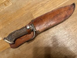 Antikes grosses Jagdmesser Messer