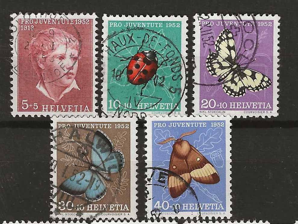 Tutti i francobolli: PJ052 - Pro Juventute 1952 obl. – Usato da Trélex venduto da Phil_Albert