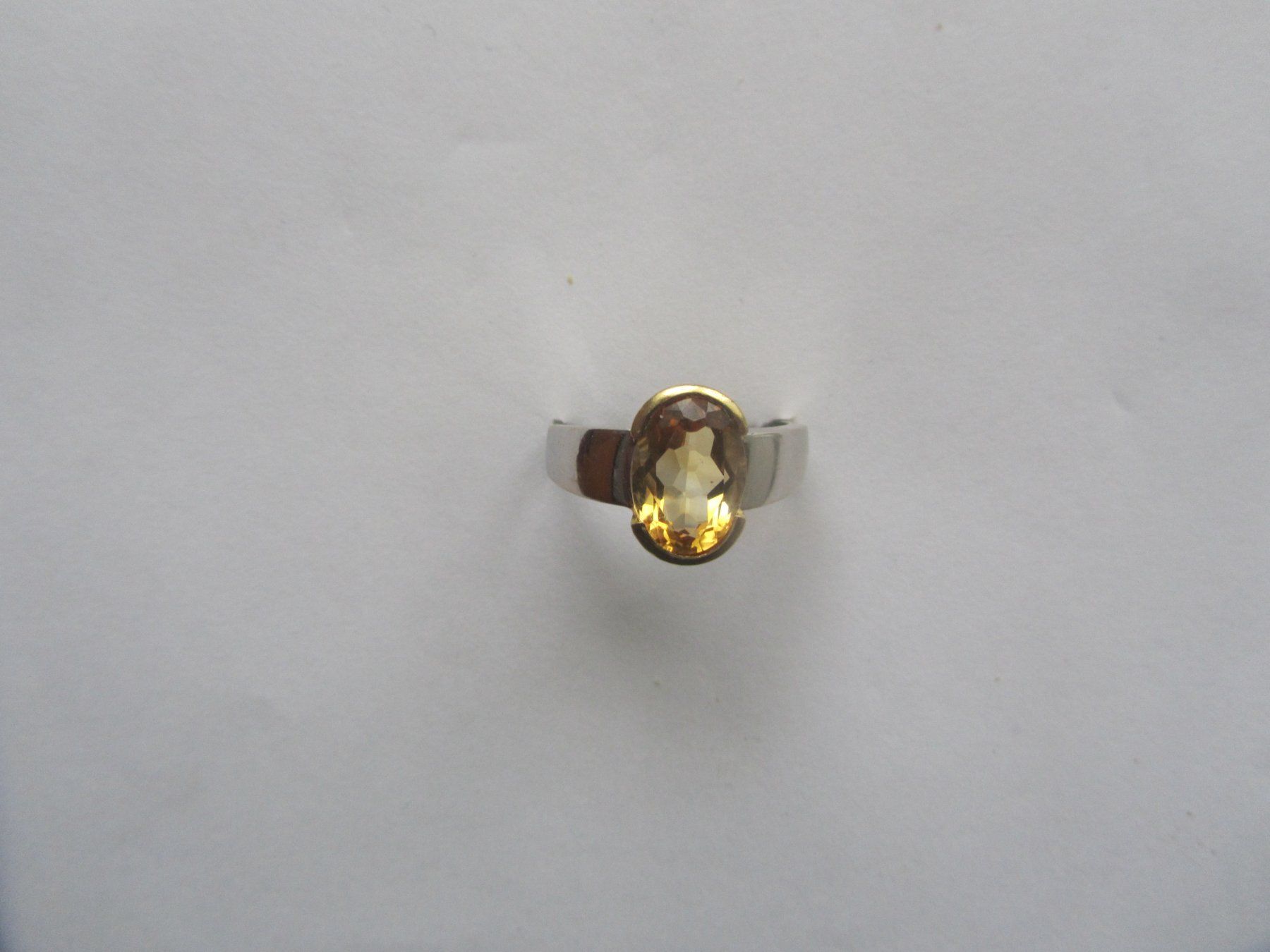 Anelli: Gelbe Beryll-Ring. 18 K.Gold – Usato da Luzern venduto da Lucernauno 2