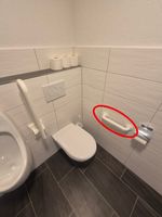 Haltegriff für die Toilette, barrierefreies WC