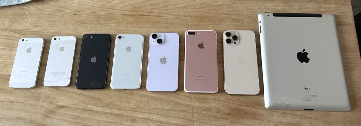 Apple Telefoni cellulari / Smartphones: 7 Apple iPhones und 1 iPad diverse Modelle – Usato da Gams venduto da gebgams 1
