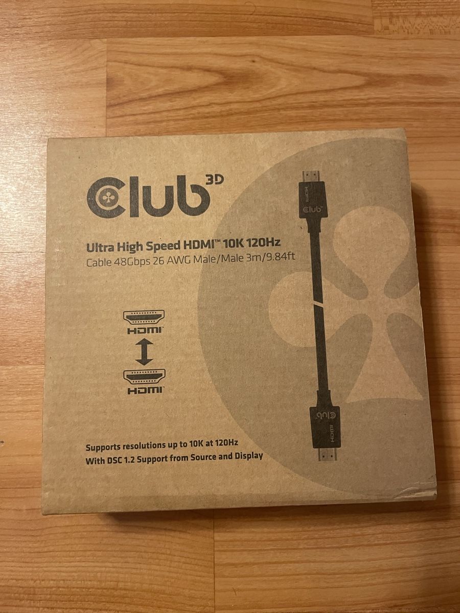 Cavi: Club3D HDMI 2.1 Kabel 3 m – Nuovo e nell'imballaggio originale da Winterthur venduto da Ala_Minor