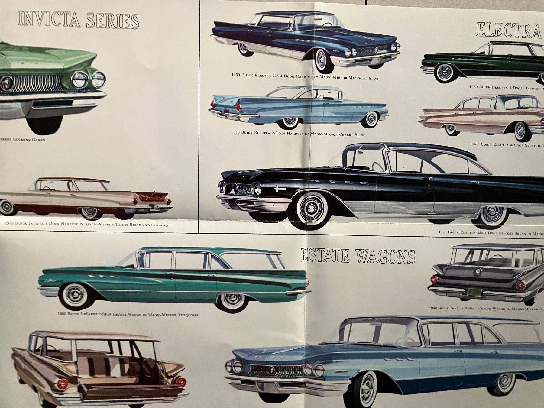 Buick Automobili: Buick Turbine Drive Models 1960 - Original-Prospekt – Usato da Malans GR venduto da Chueche427 3