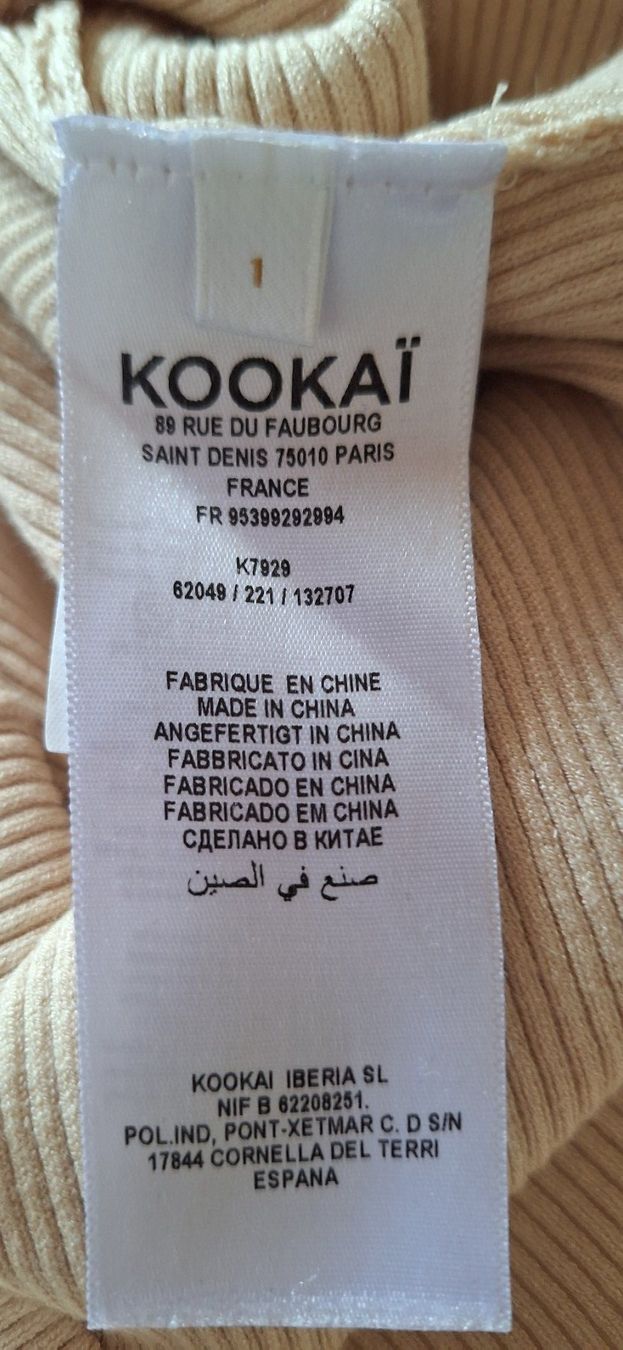 Kookai Maglioni & Felpe: Kookai, pull beige – Nuovo e nell'imballaggio originale da Lussery-Villars venduto da pousinete02 3