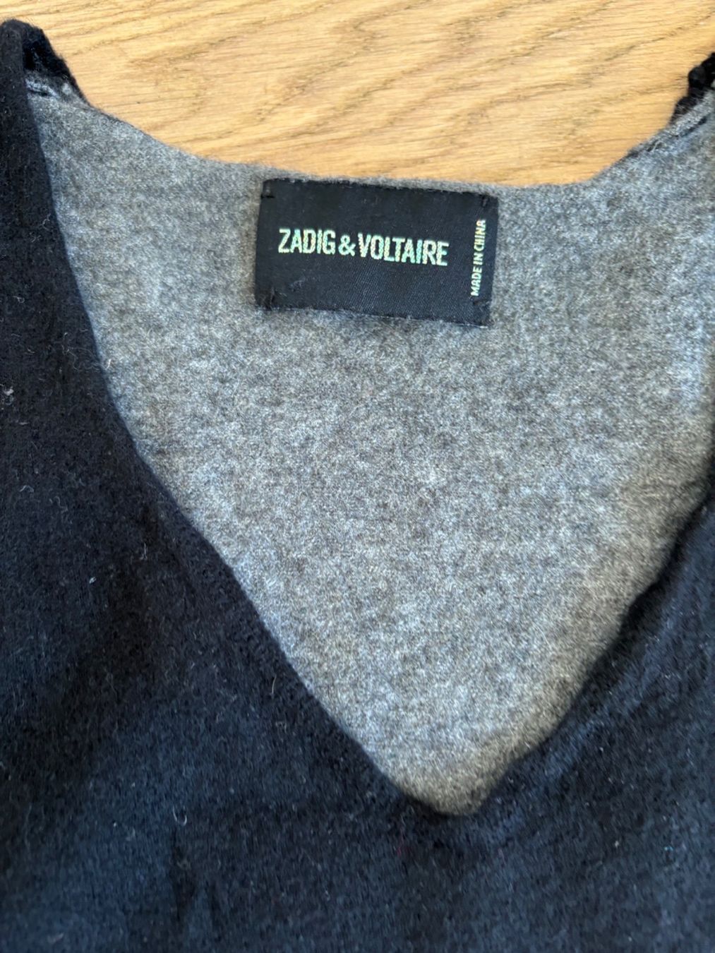 Maglioni & Felpe: Pull Zadig&Voltaire noir/gris cashemire – Usato da Genève venduto da bha_jcf5 2