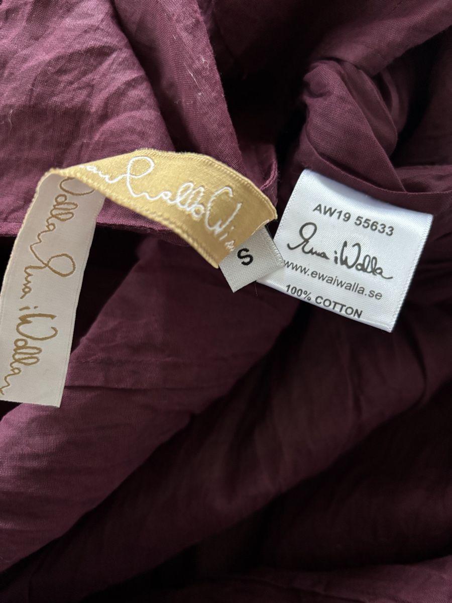 Ewa I Walla Vestiti: Ewa I Walla AW19 55633, Bordeaux, Size S – Nuovo (secondo la descrizione) da Erlenbach ZH venduto da verbena_mint 7