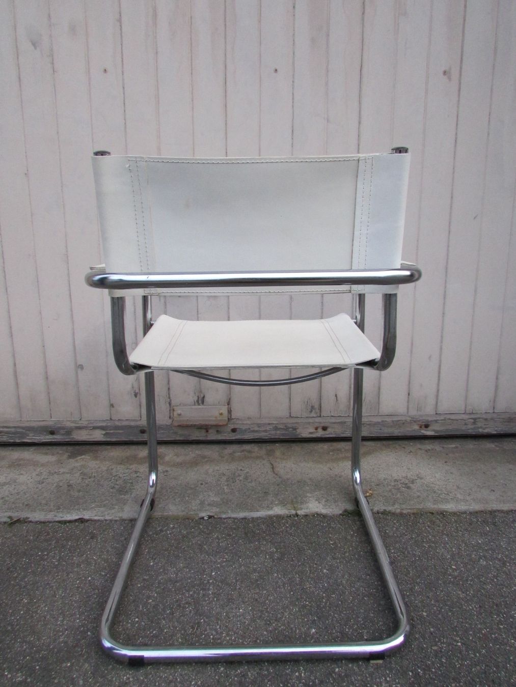 Sessel: Vintage Freischwinger Stahlrohr Sessel 1970er Jahre – Gebraucht aus Zollikofen von Flavabana 3