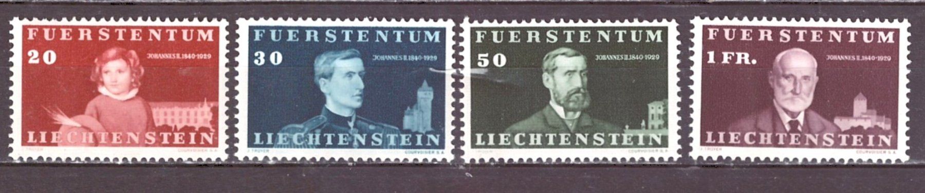 Tous les timbres: # 23 --- LIECHTENSTEIN POSTFRISCH – Neuf (Voir description) à Dübendorf par Piero2