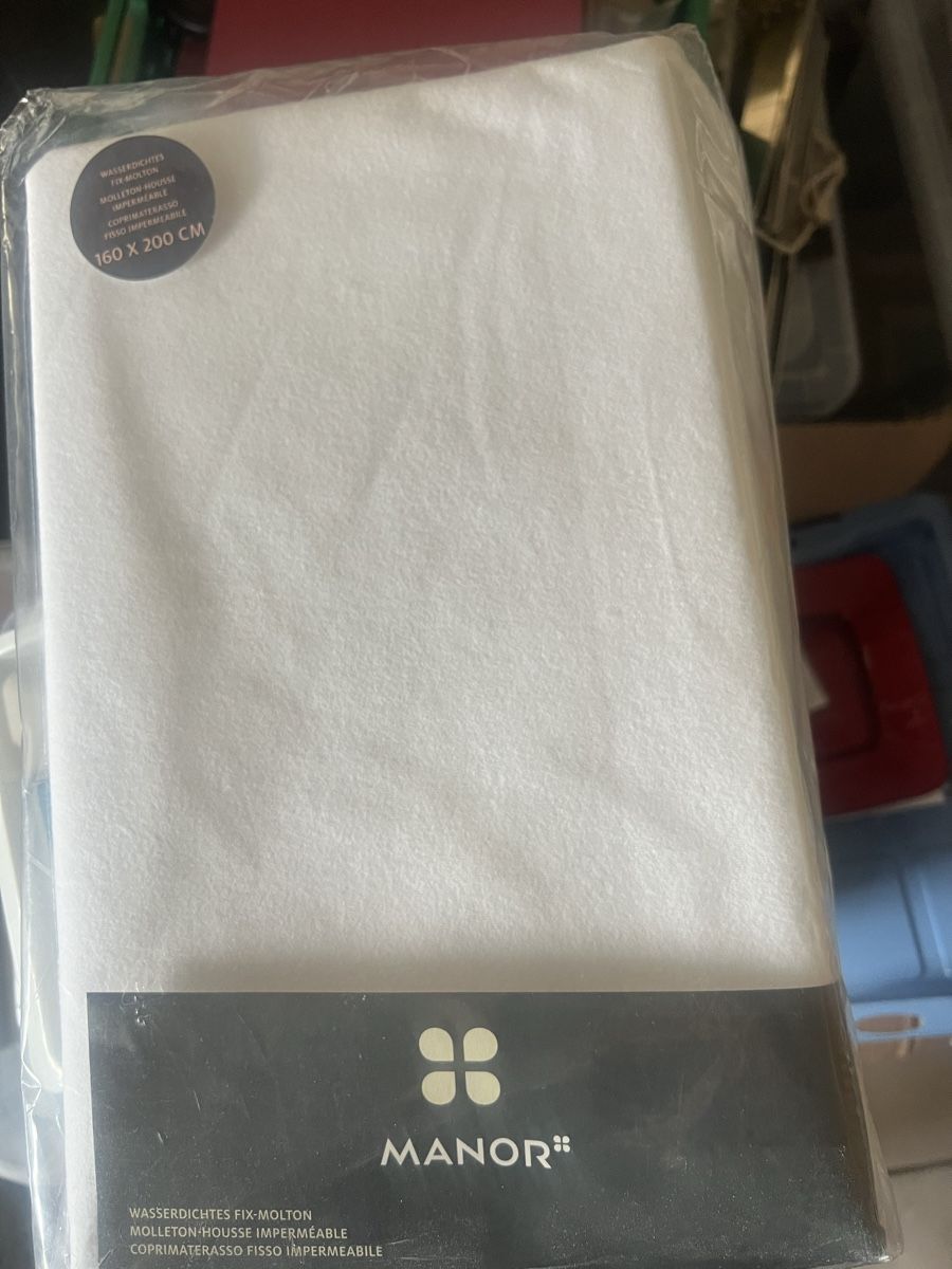 Linge de lit: Neuf : molleton housse imperméable 160 – Neuf avec emballage d'origine à Lugnorre par cla_j6bq