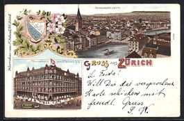 Litho Zürich, Warenhaus vorm. F. Jelmol