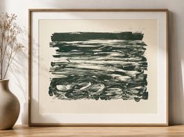 Günther Förg – signierte Lithografie 1998 – e.a. – Erker