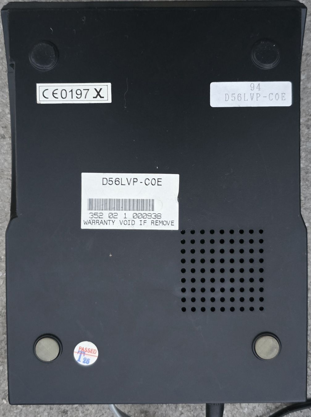PC: Modem Fax 56K tekComm D56LVP-C0E utilisé – Difettoso da Genève venduto da Alexd8 1