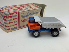 GB5-VEB Berlin Plast Muldenkipper blau/orange/grau OVP